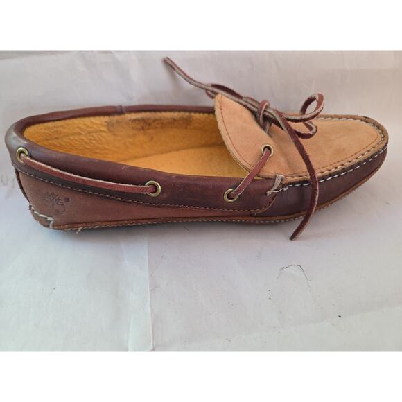 Very Rare Timberland Woman\'s Indoor Sleepers Nubuck/Leather Size 6.5 main image 6